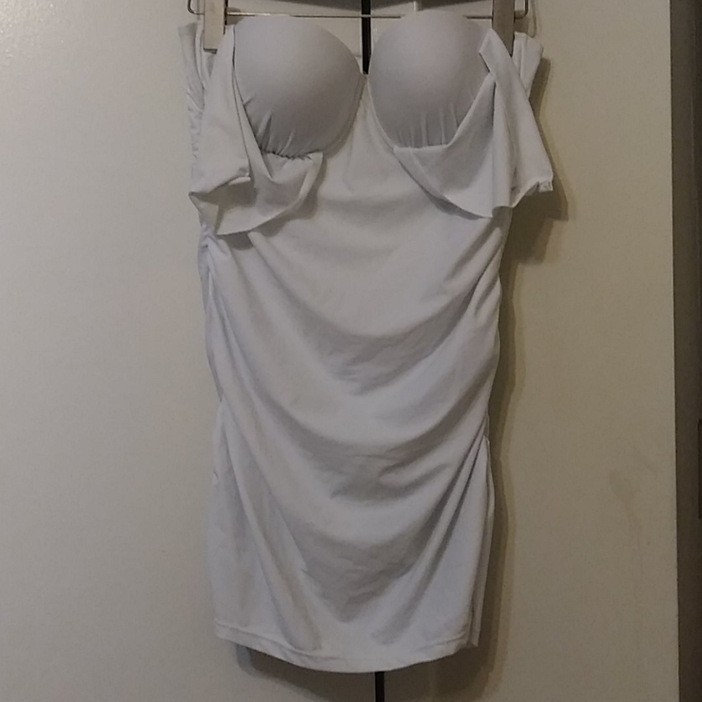 White bathingsuit